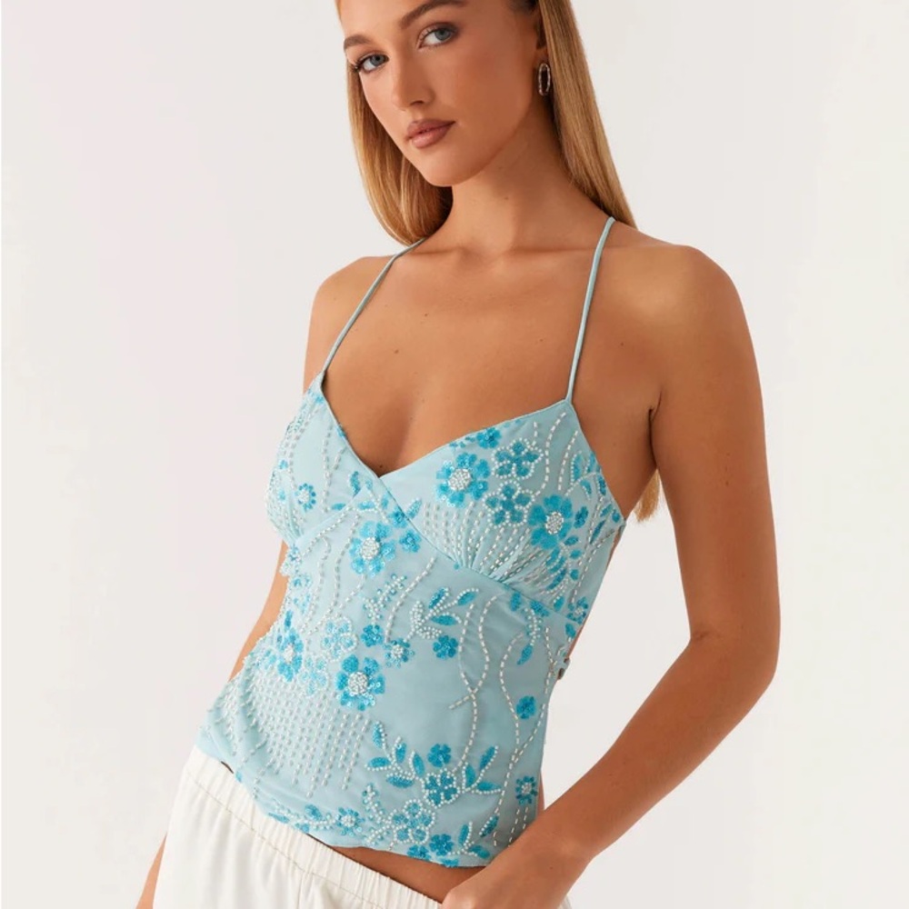 Kamilla Sequin Cami Top